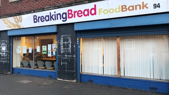 Breaking Bread Outside